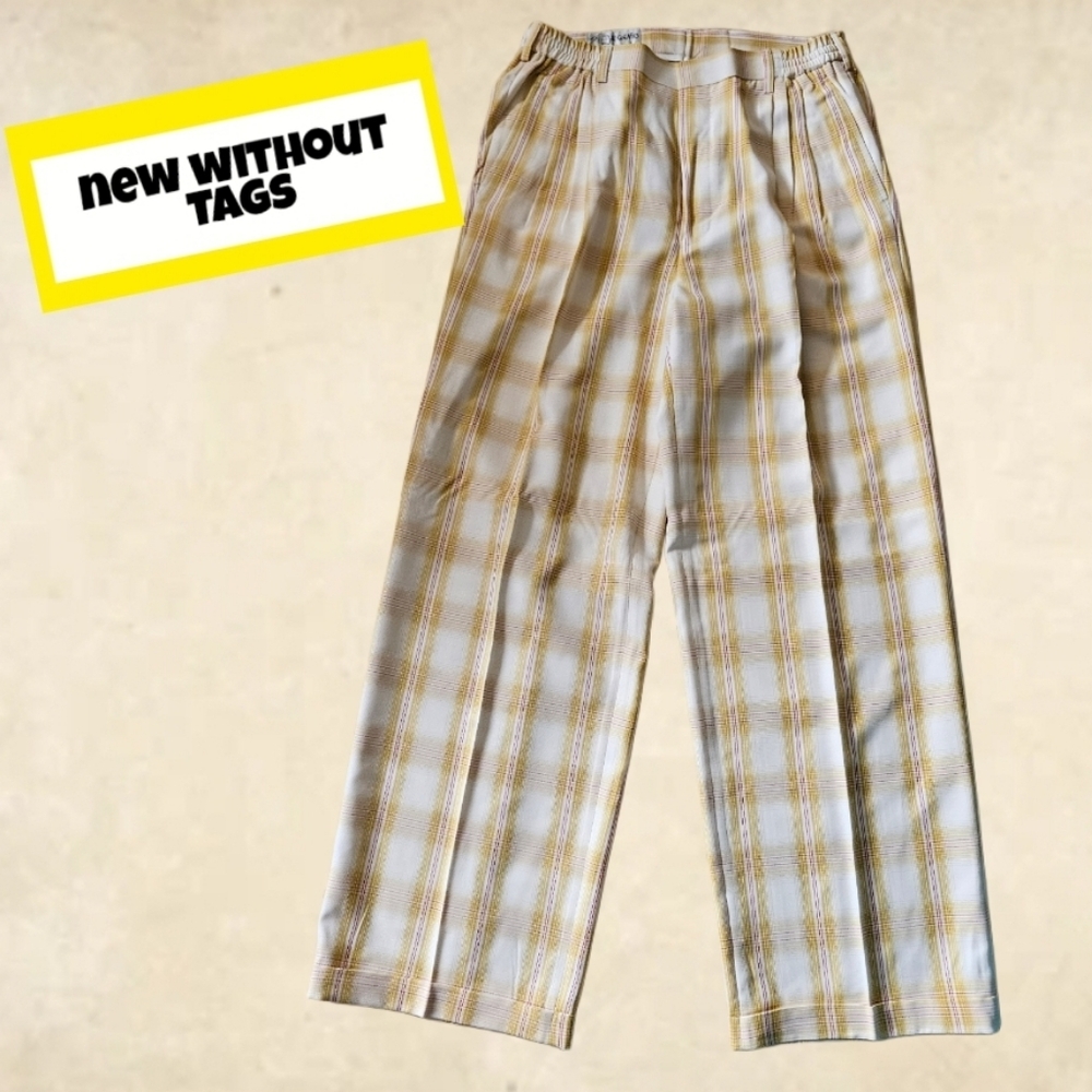 New without Tags IL CANTO Crosshatch Trousers